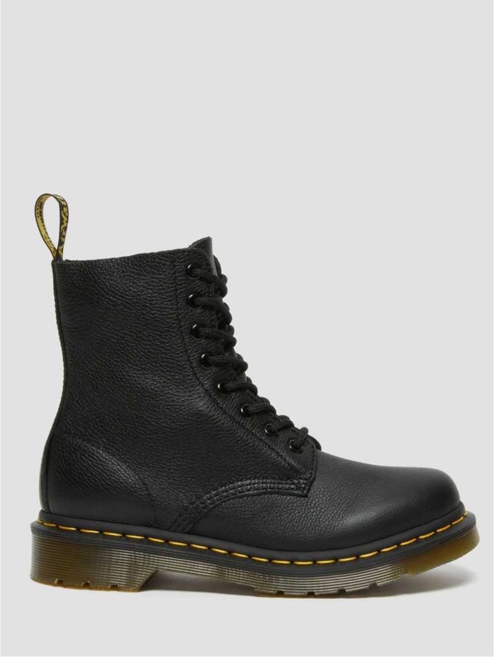 Dr. Martens 1460 Pascal Virginia Leather Boots Black Women's Size 6 EU 37
